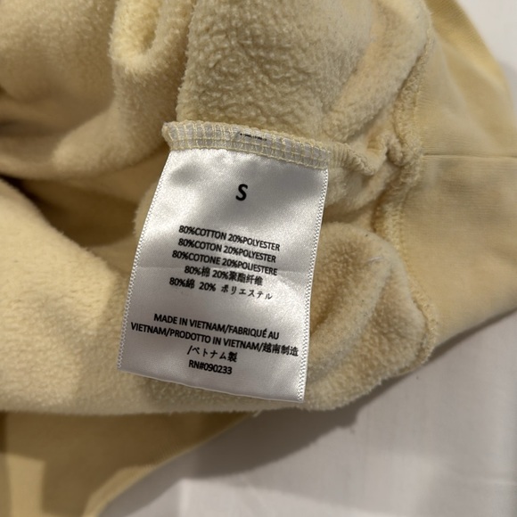 AUTHENTIC Fear of God Essentials Yellow/Beige Hoodie - Picture 9 of 9